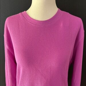 Time and Tru Magenta Knit Top